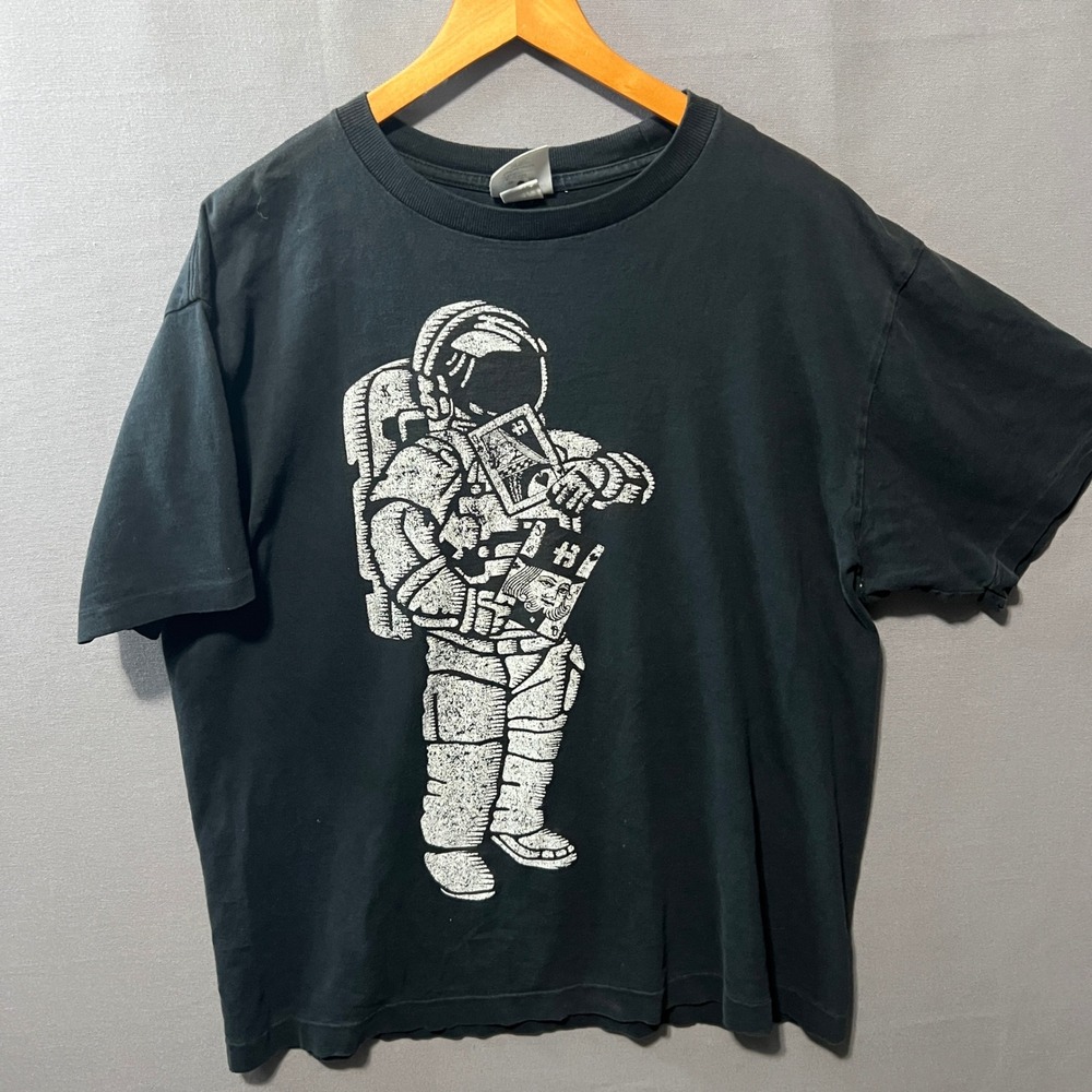 Billionaire Boys Club BBC Astronaut Playing Cards T-Shirt Black Japan Made L